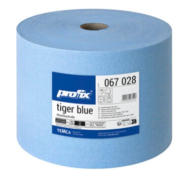 profix® tiger blue wiping roll