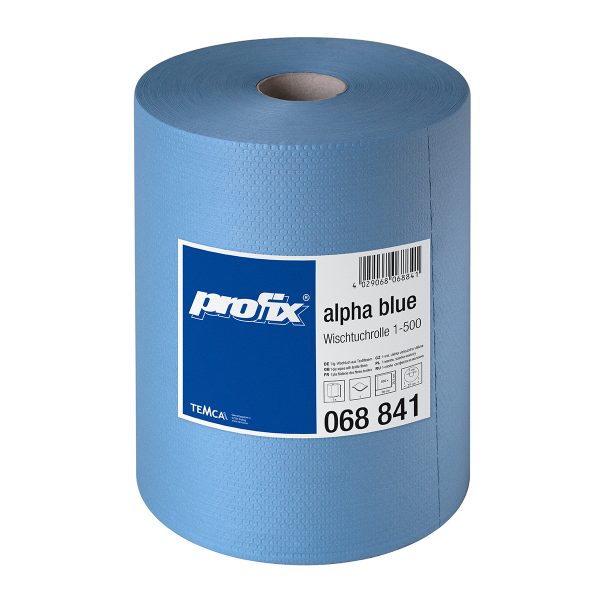 profix® alpha blue- Spezialwischtuchrolle - Temca GmbH & Co. KG