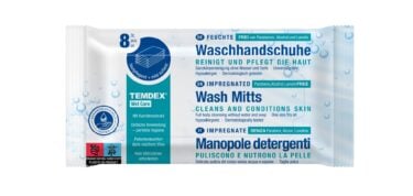 TEMDEX® Wet Care feuchte Waschhandschuhe