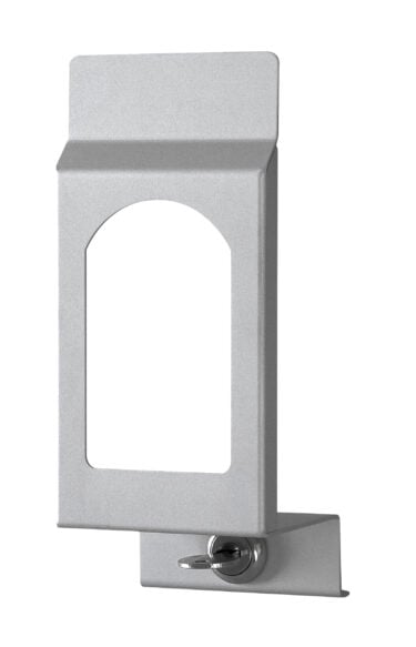 TEMDEX® Frontblende gewölbt mit Sichtfenster für Desinfektionsmittel- und Seifenspender